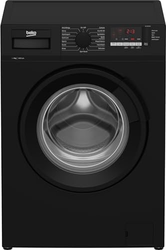 9kg Black Beko Washing Machine - 1400rpm
