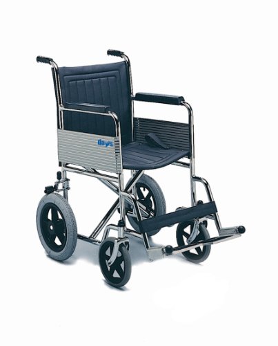 Fixed Arm/Leg Rest Attendant Wheelchair - Foldable, Eligible for VAT Relief