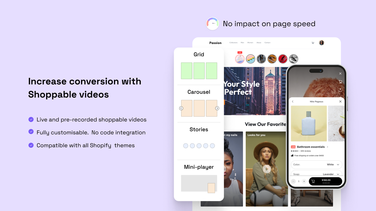 Showday: Shoppable video your website, video shopping