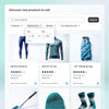 A product search page with results for search query of 'Cold weather', and retail price filters applied