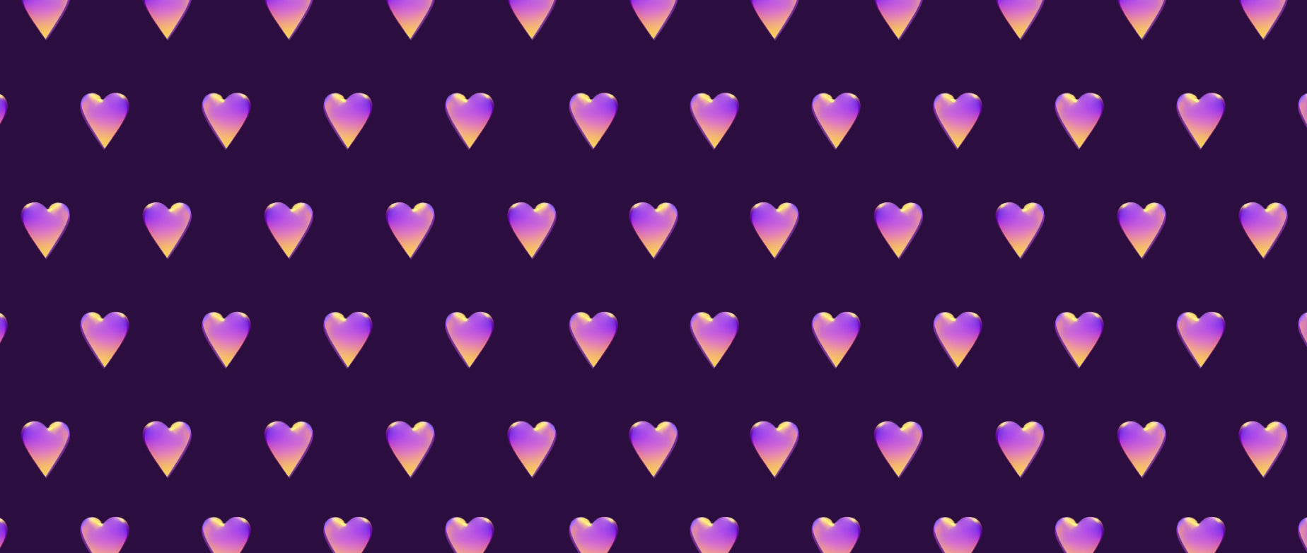 pink hearts against a purple background: social media marketing