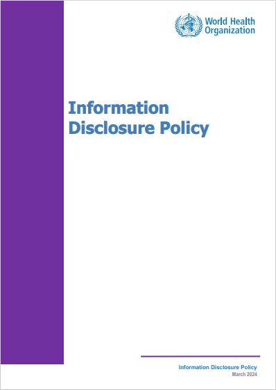 Information 
Disclosure Policy