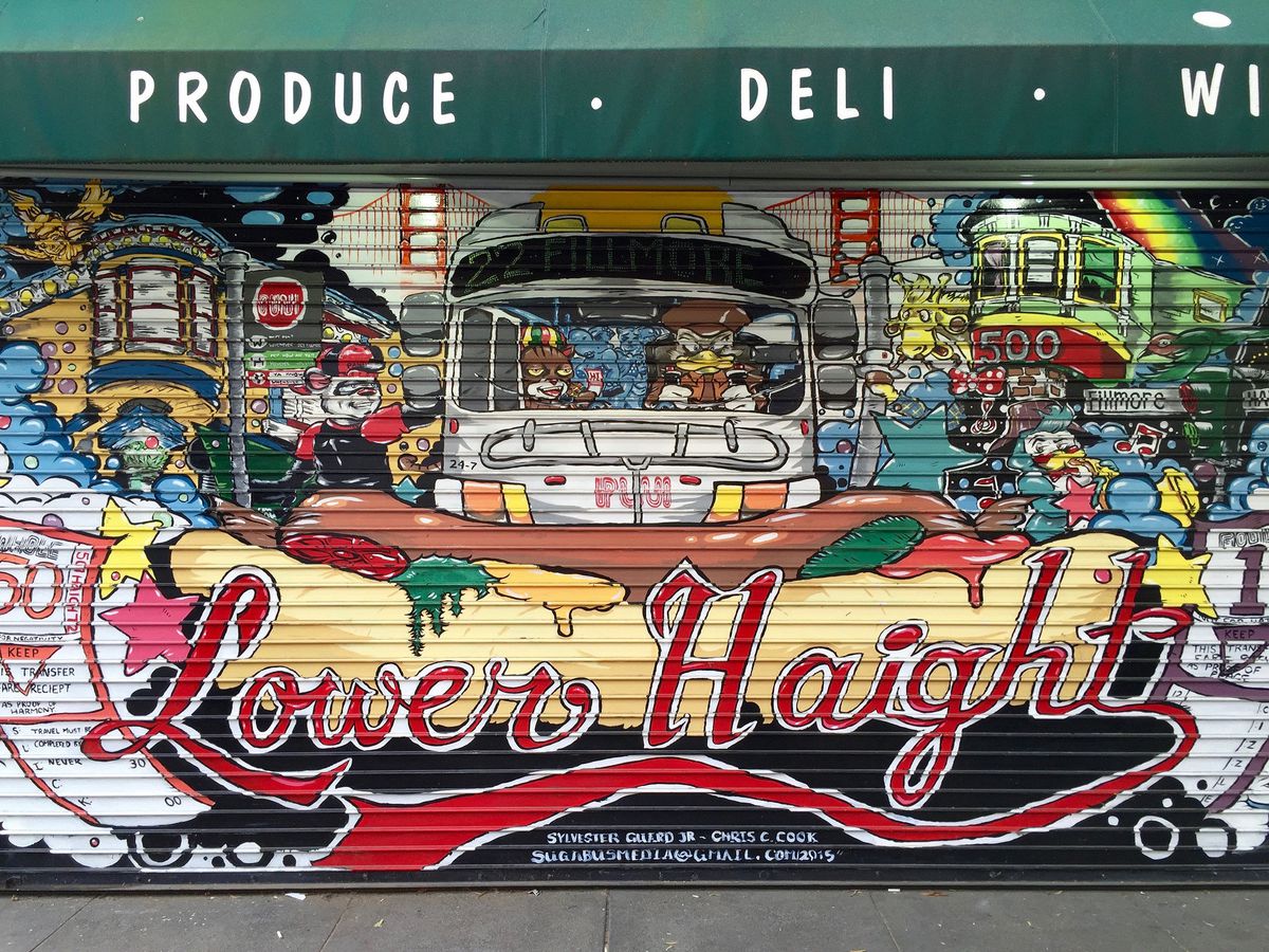 Lower Haight mural.