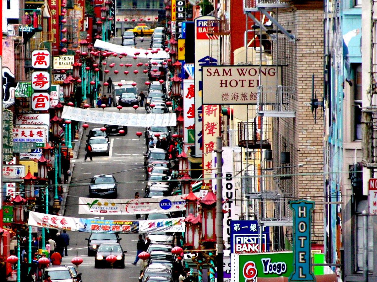 View of San Francisco Chinatown