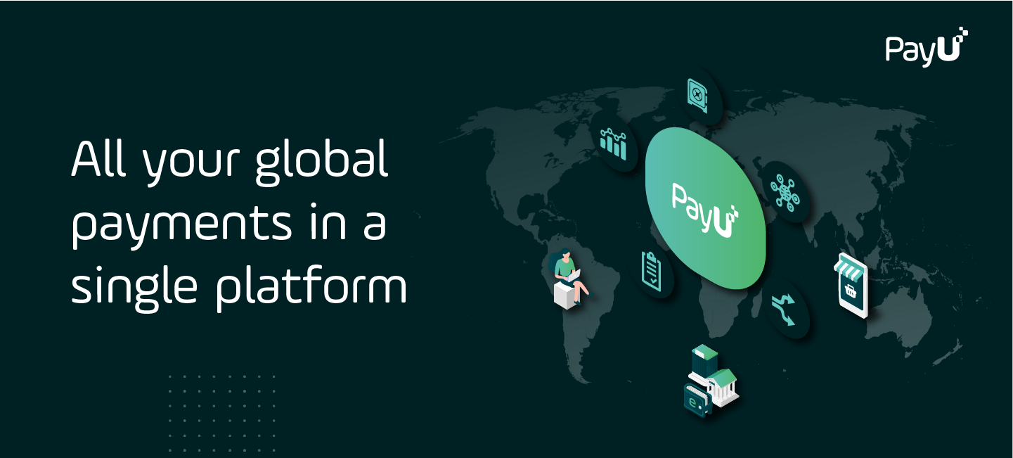 Intro graphic showing PayU single platform solution for global payments