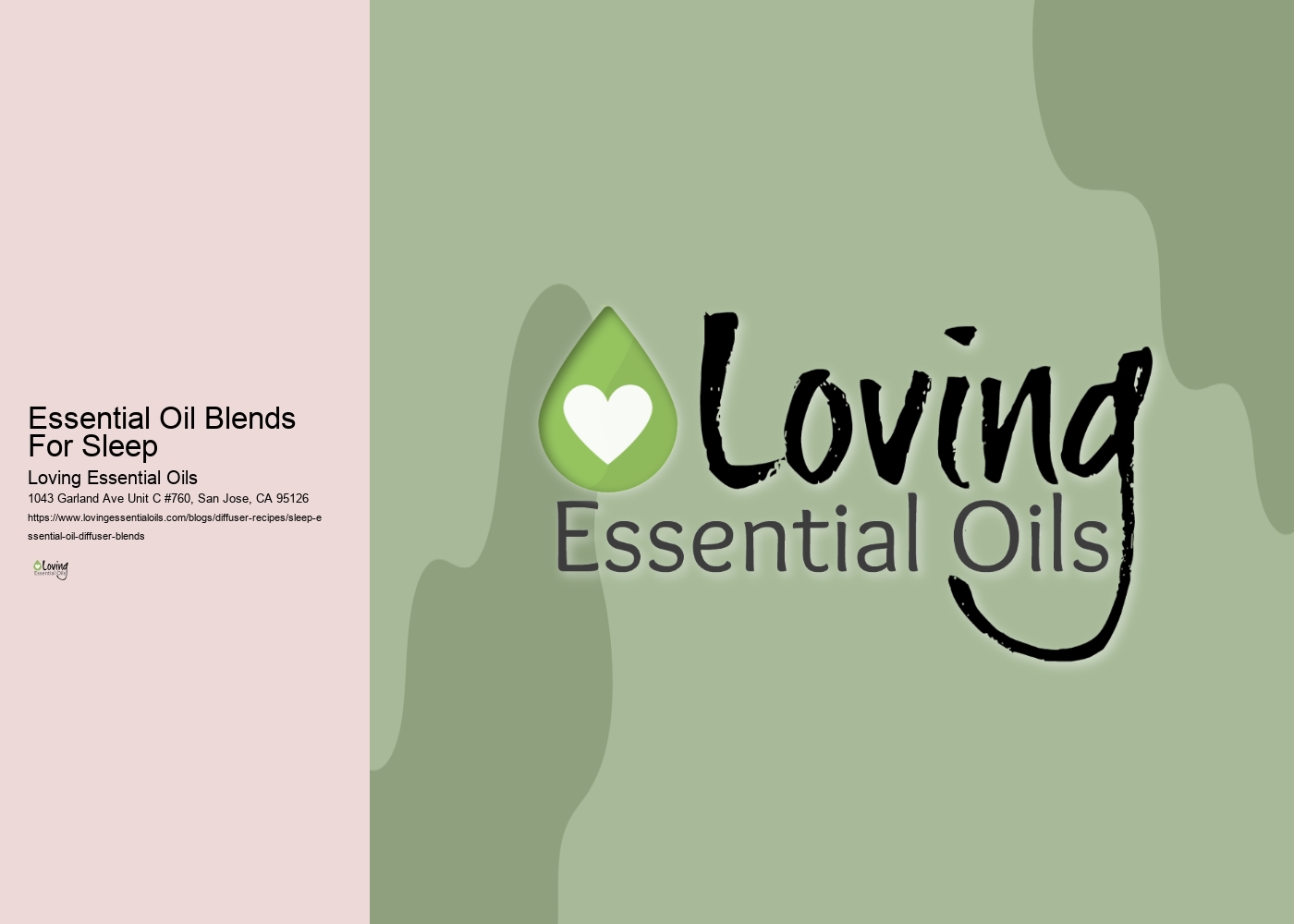 Essential Oil Blends For Sleep