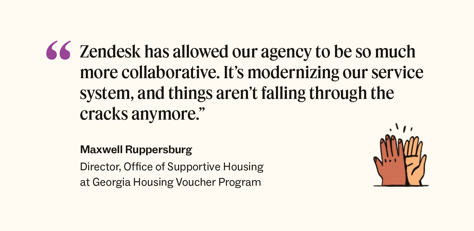 Georgia Housing Voucher Program's Director, Office of Supportive Housing quote