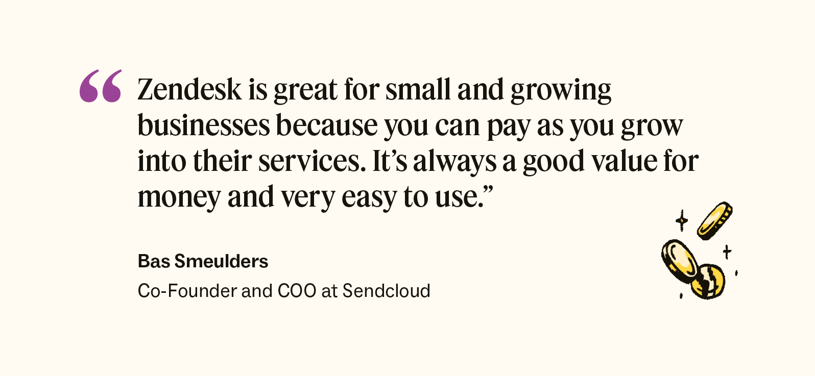 Sendcloud's Co-founder and COO quote