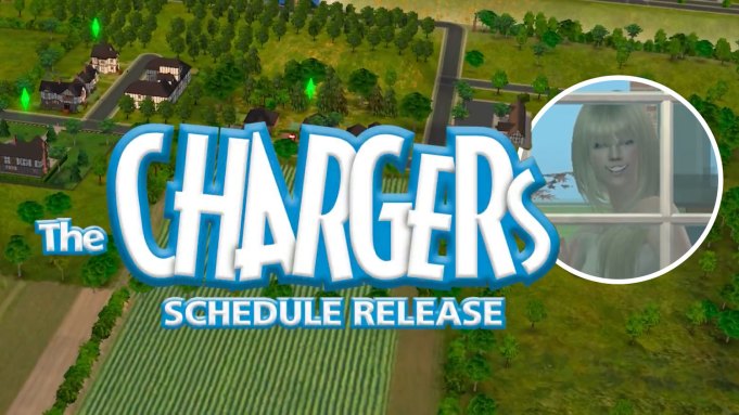 L.A. Chargers channeled 'The Sims' for their NFL schedule release