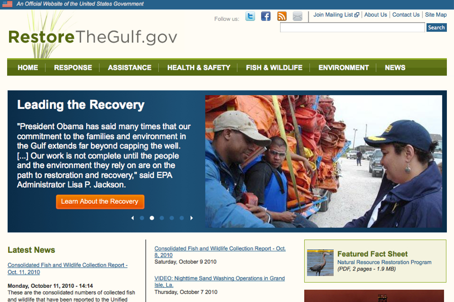 Restore the gulf gov