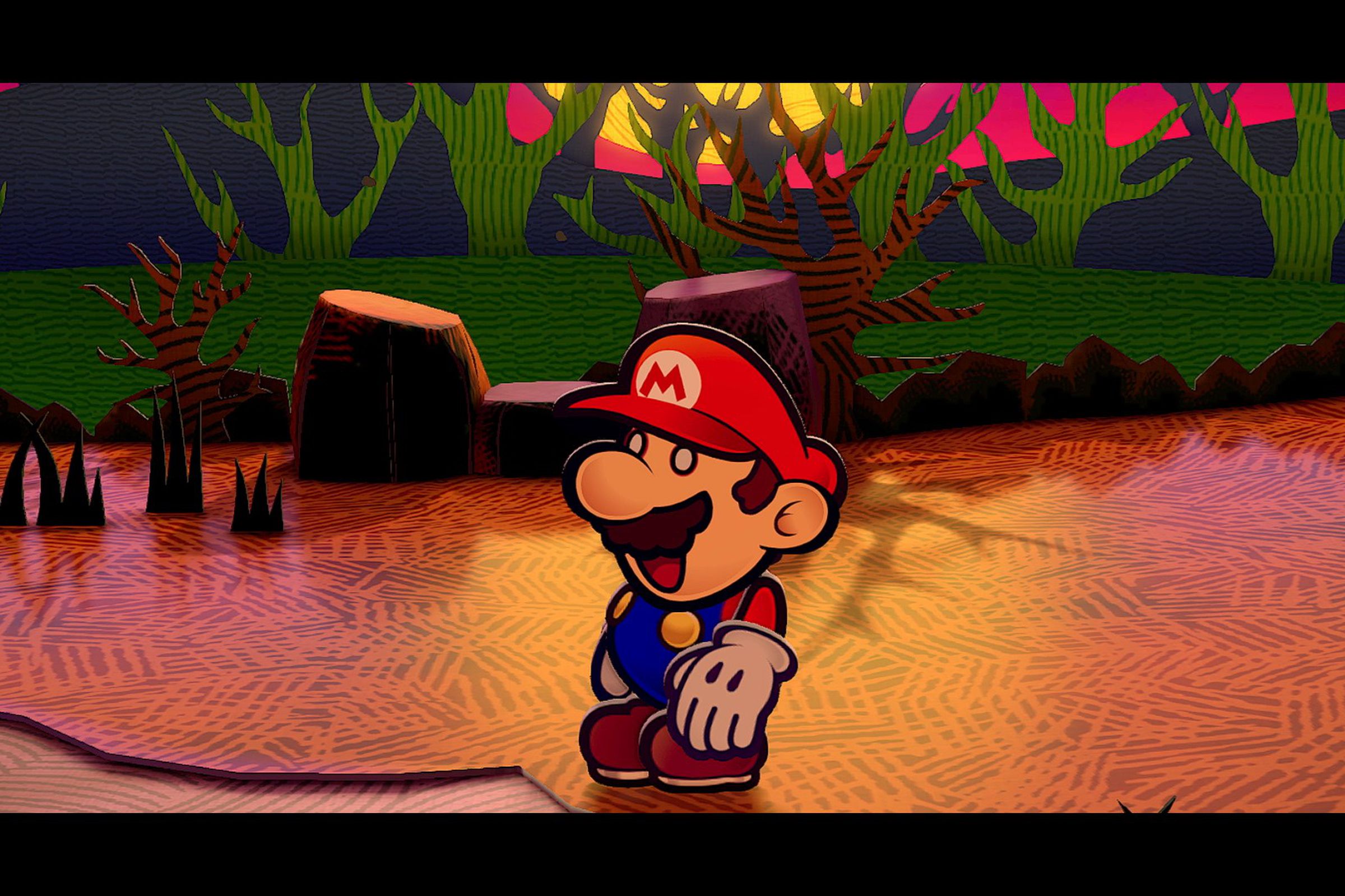 A screenshot from Paper Mario: The Thousand-year Door.