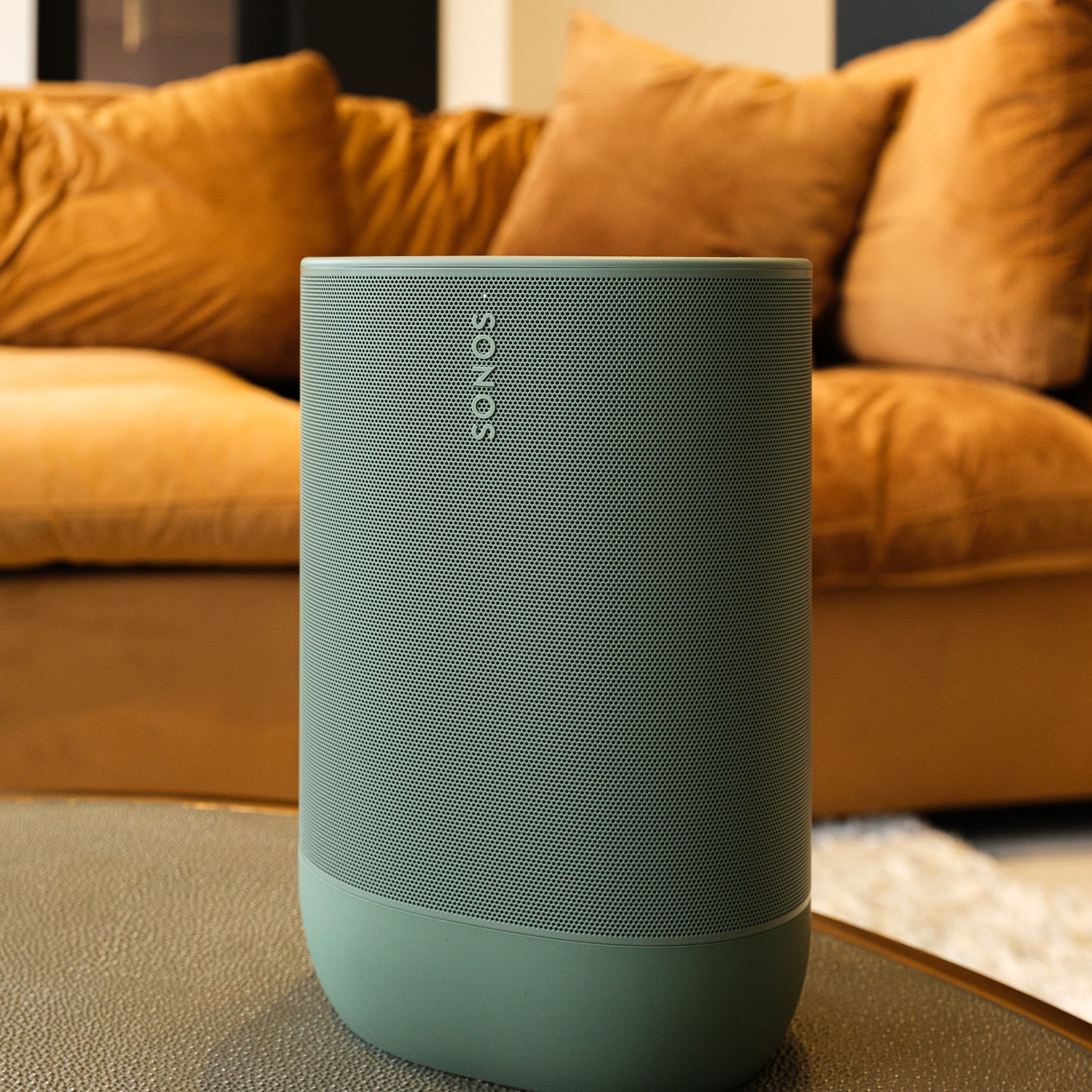 A photo of the Sonos Move 2 portable speaker.