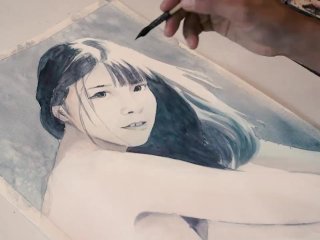 asian, behind the scenes, painting, kink