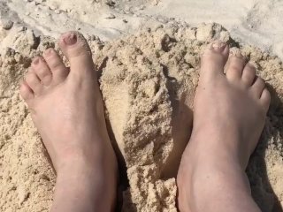 solo female, sandy feet, exclusive, pov