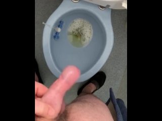 urinal, big dick, solo male, toilet