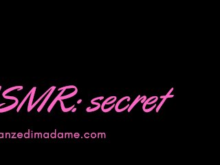 exclusive, solo female, erotic asmr story, asmr secret