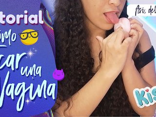 tutorial espanol, toys, big ass, pussy licking