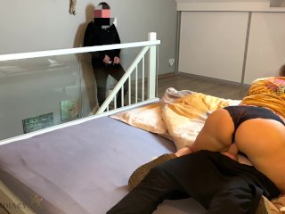dessous, affair, cheating housewife, double creampie
