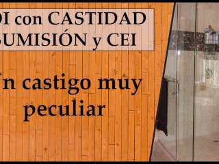 chastity, juego, handjob, espanol