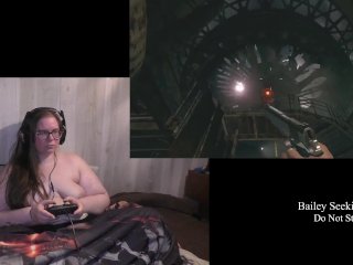 chubby, big booty, big ass, naked gamer girl