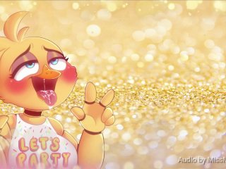 blowjob, lewd, audio only, toy chica fnaf