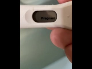 peeing on toilet, wife, pregnancy test, peeing girls