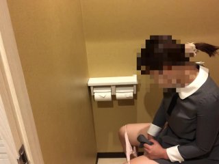 solo female, toilet, school, japanese amateur