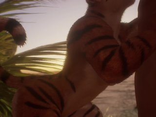 tiger, furries, female orgasm, furry yiff