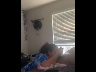 sucking dick, vertical video, caught, amateur
