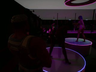 anime, 60fps, strip club lap dance, sex party