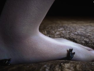 giantess crush, animation, foot worship, 3d animation