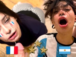 anime girl, world cup, brunette, argentina