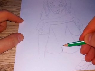 schoolgirl, japanese schoolgirl, upskirt no panties, drawn hentai