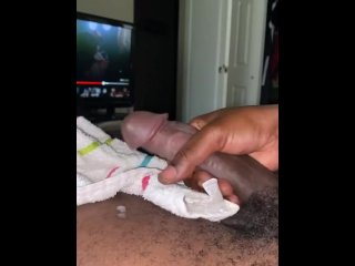 vertical video, ebony, black man moaning, masturbation