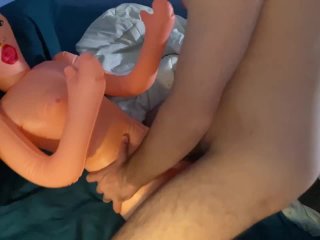 fucking blow up doll, creampie, verified amateurs, sex toy