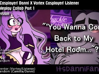 fucked at hotel, audio porn, blowjob, voice acting