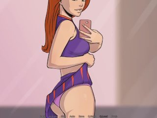 cartoon, big ass, red head, butt
