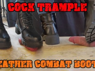 cock boots, balbusting, bootjob, pov
