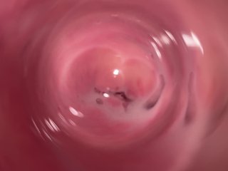 female orgasm, glass, close up, bursting pussy