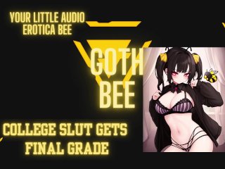 goth girl, audio roleplay, erotic audio, big tits