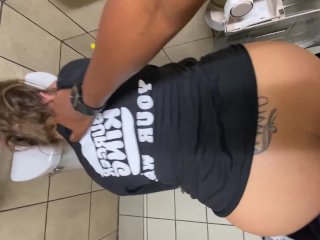 best blowjob ever, blowjob, public restroom fuck, bbw white girl