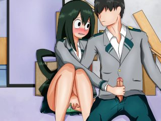 cartoon, my hero academia sex, parody, ochako uraraka