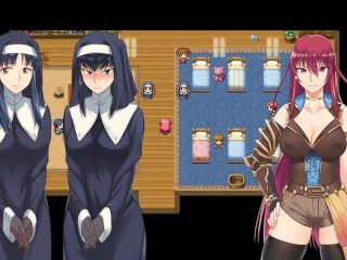 cartoon, red head, anime cosplay, big breasts