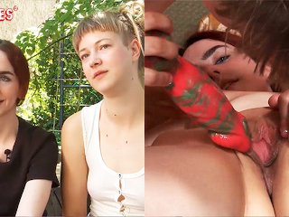 lesbian, foot worship, clit rubbing, nipples