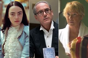 Emma Stone in Poor Things, Robert Downey Jr in Oppenheimer, and Annette Bening in Nyad
