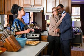 THIS IS US -- "Sorry" Episode 408 -- Pictured: (l-r) Susan Kelechi Watson as Beth, Mandy Moore as Rebecca, Sterling K. Brown as Randall 