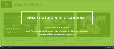 Vina Youtube Video Carousel