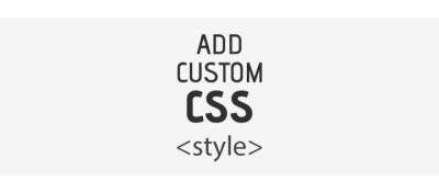 Add Custom CSS