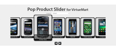 VirtueMart Pop Product Slider