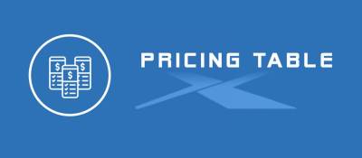 JUX Pricing Table